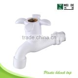 China product ABS plastic flower handle bibcock water taps