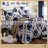 Manufactory Wholesale 100%polyester Home Textile Organic Swaddle Blanket Bed Set Cotton Printed