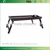 Natural Bamboo Adjustable Breadfast Tray With Legs thumbnail-2