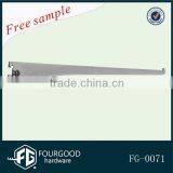 Chrome Single Slotted Channel Bracket , Glass Board Support Bracket thumbnail-1