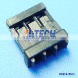 1.5mm Pitch Wire to Board Connector 87439-0301 3 Pin Connector 87439 Series Black Receptacle Molex Connector Off-White Housing