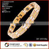 Bio Magnetic Tungsten Steel Bracelet With Energy Magnetic Stone,tungsten Jewelry Professional Manufactory thumbnail-2