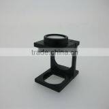 TH-9008A 20X Zinc Metal Folding Magnifier Print LED Magnifier LED Folding Pocket Magnifying