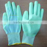 13G Nylon Liner, PU Palm Coated, White PU Coated Glove thumbnail-3