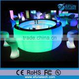 New Arrive Events Bar Furniture With Remote Control,round Led Lighting Bar Counter