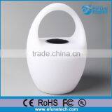 Outdoor/indoor Portable Bluetooth Speaker With Led Light,plastic Bluetooth Speaker Waterproof