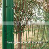 Peach Shape Type 70x100mm Wire Fence Post Colored Powder Coating Wire Welded Mesh Fence Polar