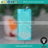 ISO 14443A NFC NTAG21x Serial Chips Epoxy Key Chain for Access Control thumbnail-1
