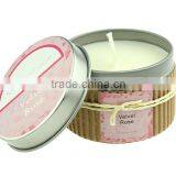 100% Natural Soy Wax Candle in Metal Jar , Scented Candle in Cooper Metal Jar,natural Essence Candle thumbnail-5