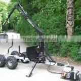 Timber Trailer With Crane thumbnail-1