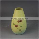 2017 New Hand Painted Mini Yellow Stoneware Vase thumbnail-2
