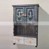 HOT SELLING~ Antique Wooden Cabinet With Glass Silk Screen Printing thumbnail-2