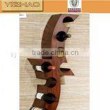 Made in China New Design Hanging Practical Wood Bamboo Single Bottle Wine Bottle thumbnail-4