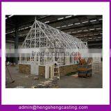 Trade Assurance Galvanized Steel Frame Garden Greenhouse / Glass Victorian Greenhouse for Sale thumbnail-1