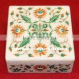 Lovely Handcrafted Marble Inlay Box, Corporate Gift thumbnail-1