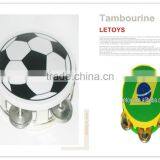 Hot Selling Football Fans Tambourine/Musical Timbrel Hand Drum thumbnail-1