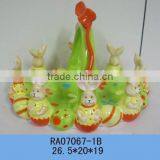 Ceramic Easter Gift,rooster Candy Holder, Fruit Holder thumbnail-1