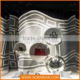 Window Display Custom Made Fashionable Advertising Decoration Mirror Silver Ball thumbnail-1