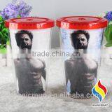 Double Wall Coffee Tumbler PS Plastic Mug thumbnail-2