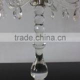 Jingyage Crystal Candelabra Wedding Centerpieces Glass Candelabra Wedding thumbnail-2
