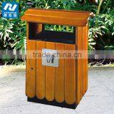Park Outdoor Wooden Dustbin/garbage Can thumbnail-5