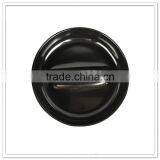 2 Section Divided Shining Black Portable Pocket Ashtray thumbnail-2