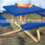(HD-19502) Restaurant Table and Bench Picnic Table and Chairs thumbnail-6
