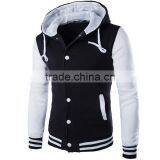Varsity Jacket With Leather Sleeves thumbnail-6