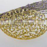 Plastic Basket With Chrome