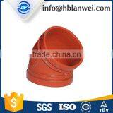 Fire Fighting Ductile Iron Grooved Cap Pipe Fittings thumbnail-2