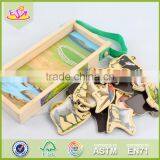 Wholesale 23 Pieces Wooden Christmas Puzzles Kids Magnetic Christmas Puzzles Children Wooden Christmas Puzzles W14J003 thumbnail-2