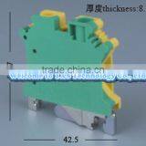 Terminal Blocks/connection Ground Terminal Suit DIN Rail Type USLKG6 thumbnail-1