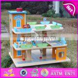 2017 New Products Children Funny Wooden Parking Garage Toy W04B049 thumbnail-3