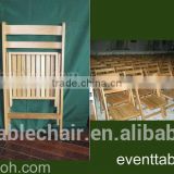 wholesale natural beech wood folding garden folding chair slat