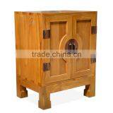 Cabinet Oriental Small Natural Colour Teak Wood Furniture, Oriental Wooden Furniture Handmade From Indonesia thumbnail-3