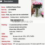 China Artificial Flowers Artificial Flower for Wedding Decoration Big Artificial Rose thumbnail-2