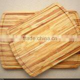 Bamboo Cutting Board Tiger Stripes 3 Piece Set Cutting Board Vegetable Chopper Salad Chopping Board thumbnail-3
