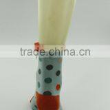 Lady Crew Socks Women Socks Ruffle Socks With Bow on Leg thumbnail-2