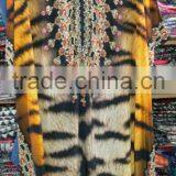 Multicolor CAFTAN Digital Print Crepe Silk LONG Kaftan Tunic Poncho thumbnail-5