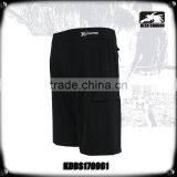 4 Way Stretch Solid Black Board Shorts thumbnail-4