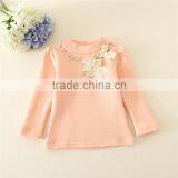 Autumn Baby Girl Cotton Long Sleeve T Shirts, Korean Girls Fashion T Shirts thumbnail-3