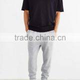 Sports Short Sleeve Black Blank Sweatshirt for Men thumbnail-2