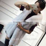 2017 New Faux Fur Women's Jackets Coats Winter Jacket Women Fox Fur Coat Hooded Collar Fur Vest Fashion Black Fpc-469 thumbnail-6