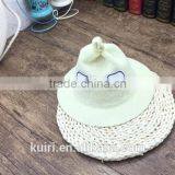 Cute Style Monster Funny Kids Sunhat Child Boy and Girls Outdoor Straw Hat Caps thumbnail-3