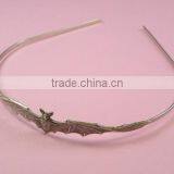 Bat Headband Vampire Silver Head Piece Goth Halloween Hair Accessory thumbnail-3