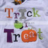 The Halloween Kids Girls The Pumpkin Print OUTFITS Pant Sets Girls Boutique Clothes Kids Sets With Matching Accessory thumbnail-3