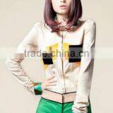 Girls Latest Fashion Chiffon Blouses With Pockets 2013 Garments thumbnail-1