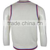 ISO9001/BSCI Manufature Slim Fit Unisex Embroidery Logo Cardigan Vest thumbnail-4