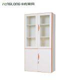 Henan Manufacture Powder Coating 4 Door Steel Glass Filing Cabinet 2 Drawer File Cabinet thumbnail-1