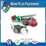 Made in Taiwan Painted Head Fasteners